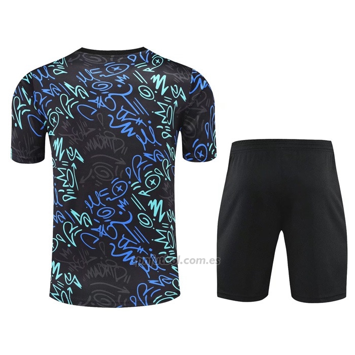 Chandal del Real Madrid Manga Corta 2022-2023 Gris - Pantalon Corto